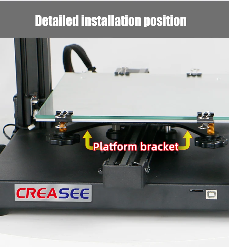 Запчасти для 3D принтера Creasee подставка нагревательной платформы 300*300*400 мм и