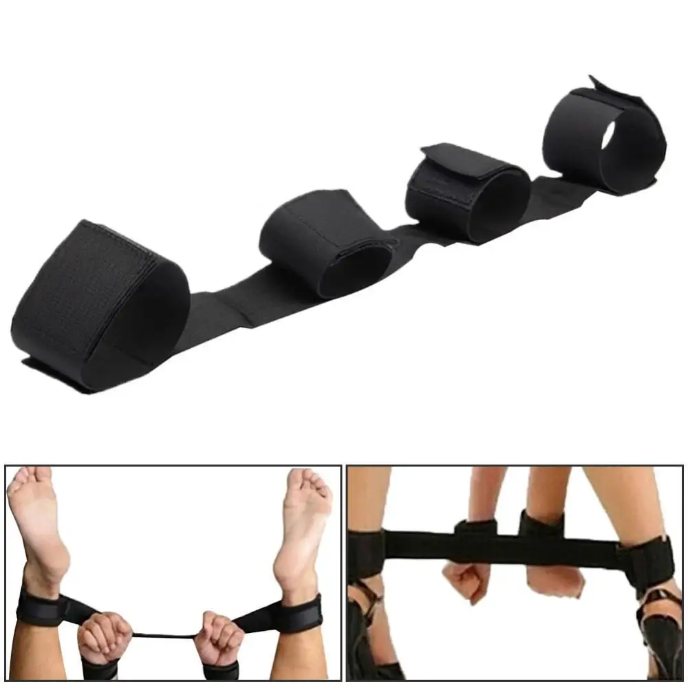 OLO Erotic Bdsm sex Bondage Handcuffs and Ankle Cuffs Restraints Bed Strap on Kit Adult Game Sex Toys Couples Tools | Красота и
