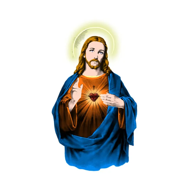 

Cartoon Holy Lord Jesus PVC Motorcycle Car Sticker Personalized creativity wall decal waterproof Home Decoration