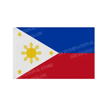 Philippines Flag National Polyester Banner Flying 90 x 150cm  3 x 5ft Flag All Over The World Worldwide Outdoor Polyester Fabric