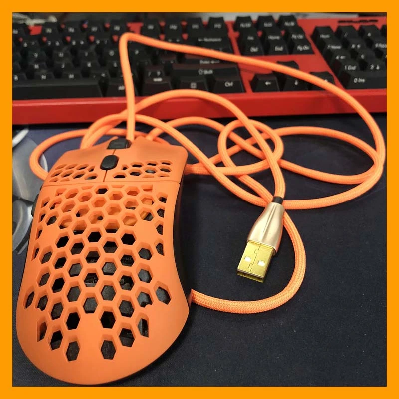 Кабели для мыши Paracord аксессуары шнур Ультра мягкий светильник ручной работы