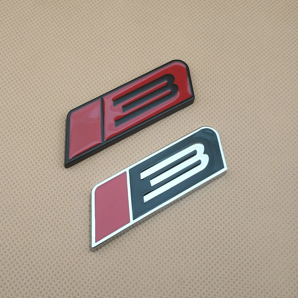 

Metal Car Accessories Turbo 3 Stage Badge Sticker Trunk Fender Auto Emblem Decal For ROUSH Mustang