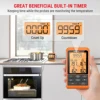 ThermoPro TP829 Backlight 4 Meat Probes 300M Wireless Barbecue Oven Thermometer For Meat Digital Kitchen Meat Thermometer Timer 4
