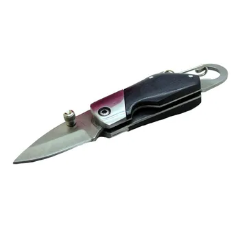 

wooden handle folding knife opener camping survival emergency self-defense mini saber wooden handle high hardness steel sharp