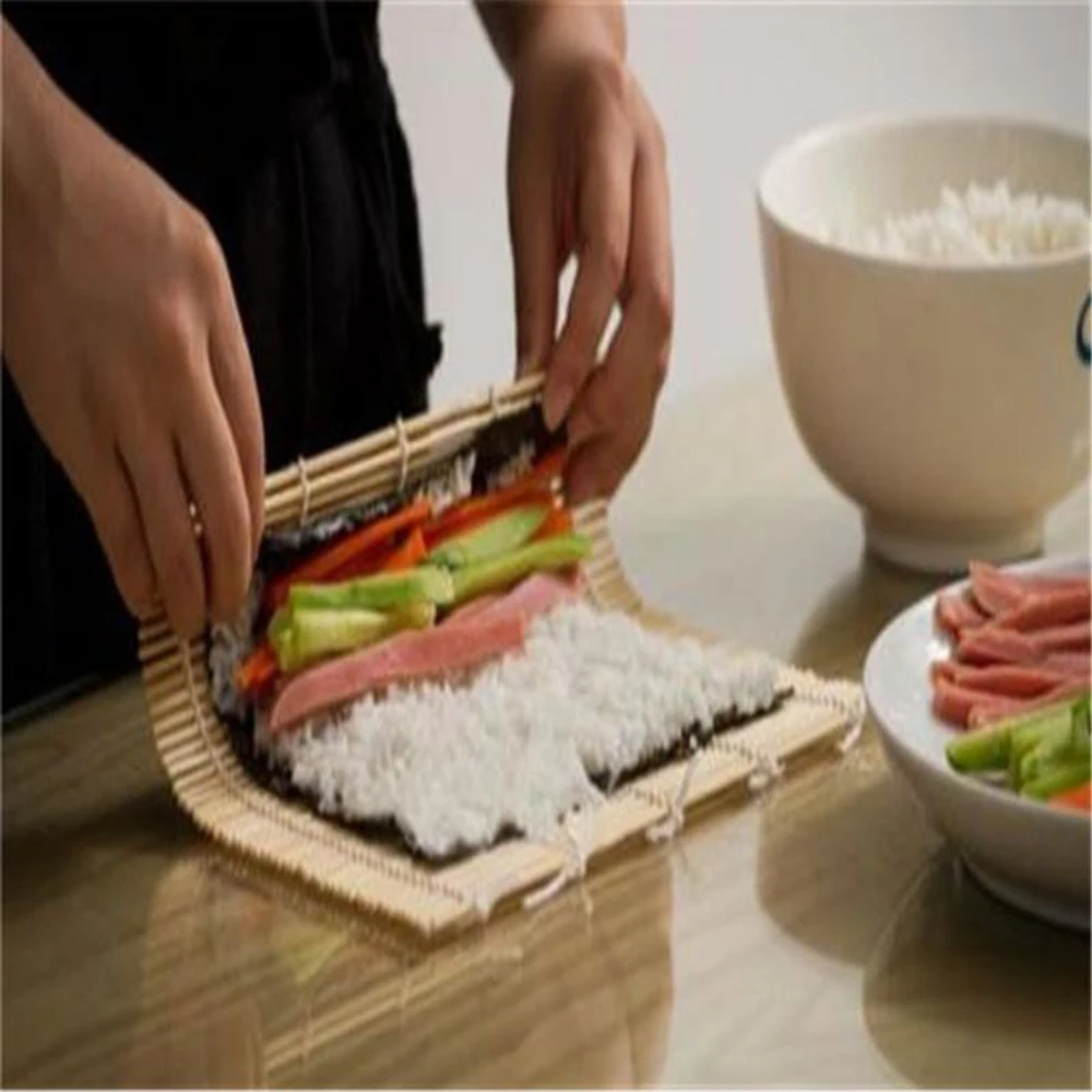 Инструменты для суши занавес бамбуковая занавеска изготовление фиолетового Капустная капуста рисовая обертка рисовая занавеска рулонный занавес кухонные инструменты