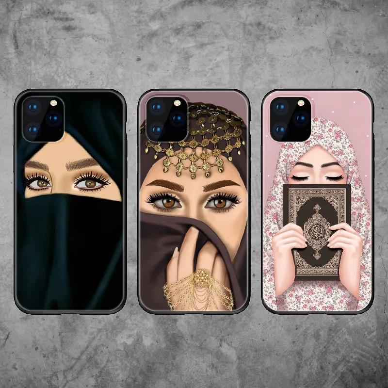 Муслима Niqab Арабские Девушки чехол для телефона iPhone 1112 Pro 7Plus 7 6S 8 8Plus X XS Max XR мягкий