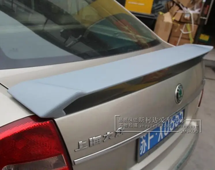 

High quality ABS paint Car Rear Trunk Lip Spoiler Wing Fits For Skoda Octavia 2007 2008 2009 2010 2011 2012 2013 2014