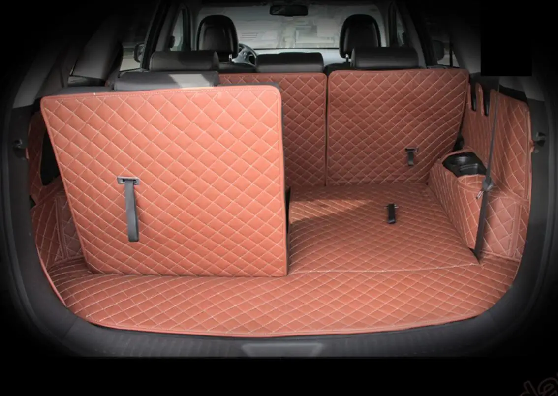 Волокна кожи багажник автомобиля коврик для kia sorento Kia Sorento Prime 3rd поколения автомобильные аксессуары
