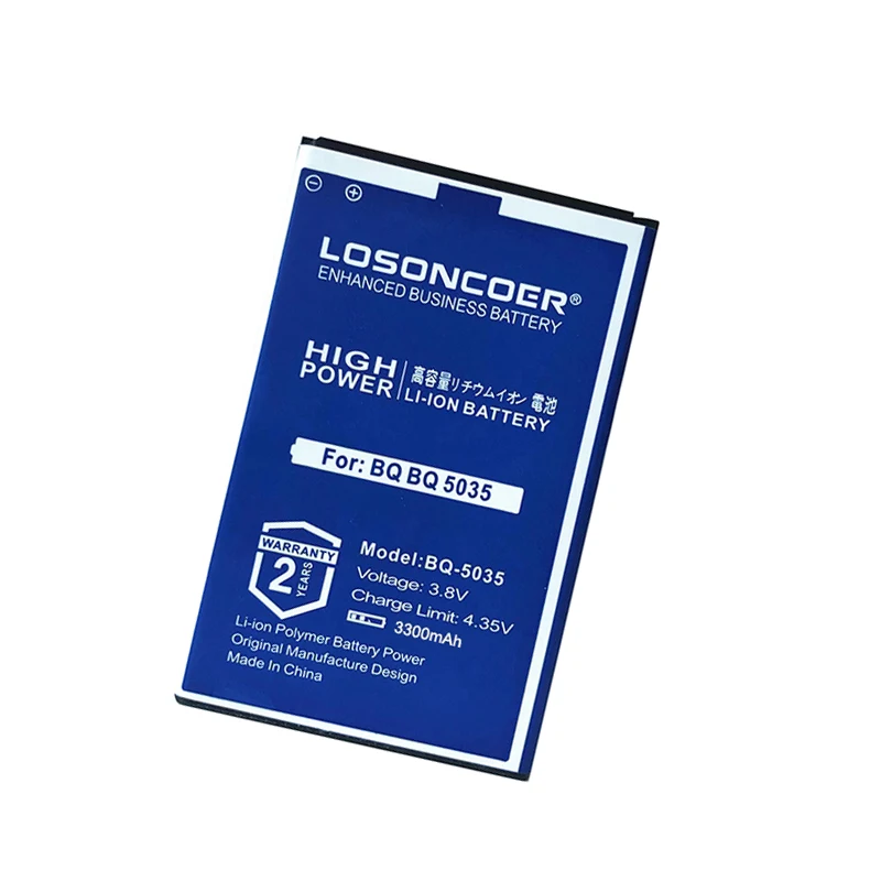 LOSONCOER 3300 мАч BQ-5035 батарея для BQ BQS-5035/BQ-5035 Замена батареи мобильного телефона