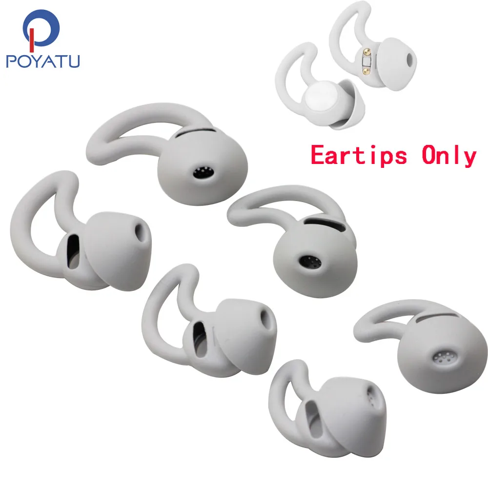 Poyatu Earhook Per Bose Noise-Masking Sleepbuds Noise Masking Cuffie Auricolari Di Ricambio Auricolari Auricolari Suggerimenti Silicone Morbido
