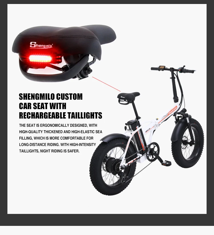 Best folding electric bike 48v 15ah lithium battery 20 "tire fat  brake folding e-bike disc 500w  ebike electric bicycle 1