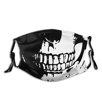 

Human Skull Adult Non-Disposable Face Mask with Filter PM2.5 Anti Haze Dustproof Mask Protection Cover Respirator Mouth Muffle