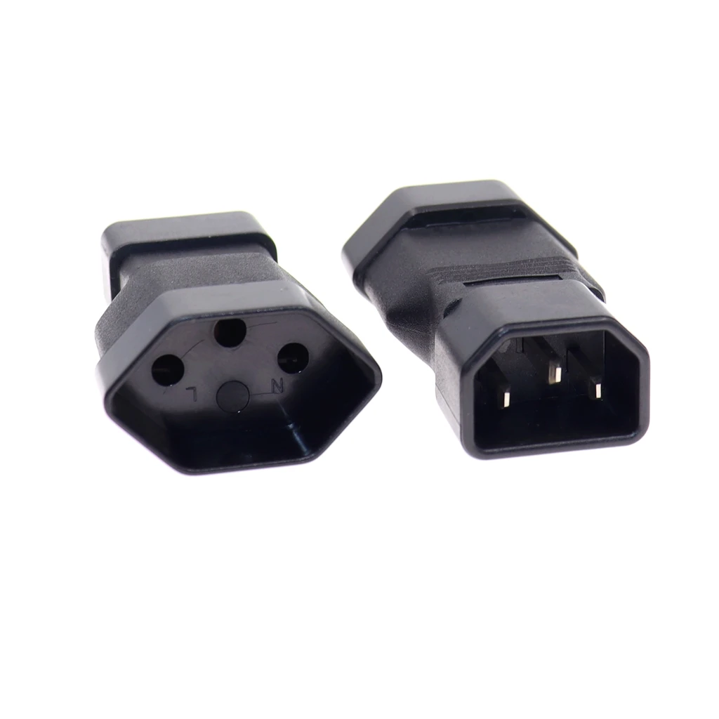 Adaptador de enchufe IEC 320 C14 a toma de corriente suiza, adaptador IEC tipo J para UPS/PDU/APC,IEC a toma de corriente - AliExpress Mejoras para el hogar
