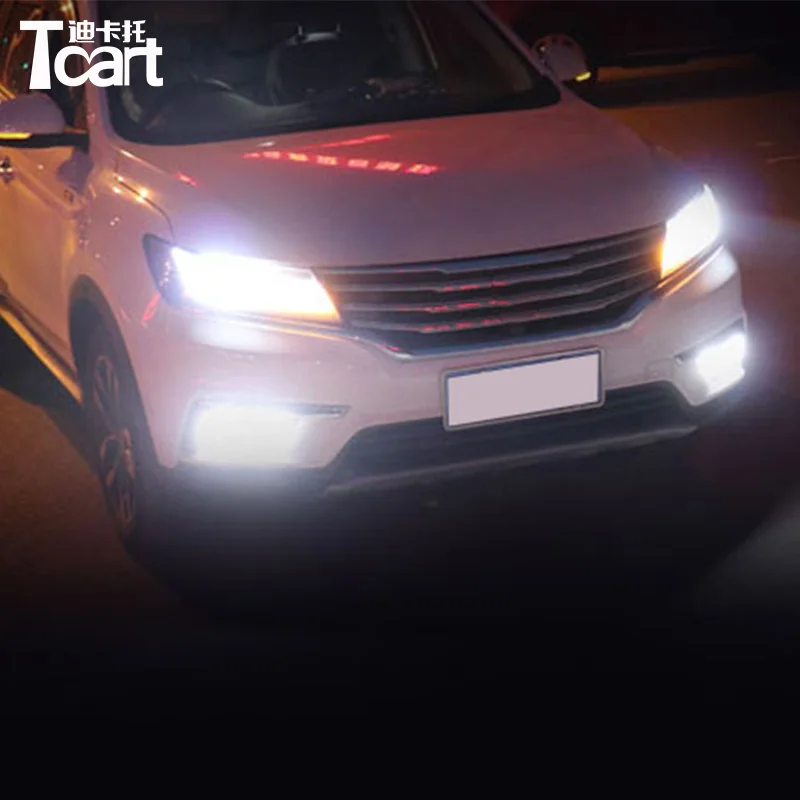 Светодиодная Автомобильная фара Tcart H4 P43t 80 Вт водонепроницаемые дневные ходовые