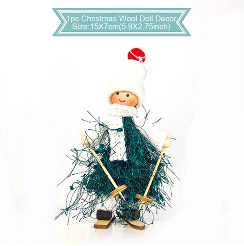 Рождественские подарки ангела, елочные игрушки, рождественские украшения для дома, Рождественский Декор Noel Happy new year - Цвет: Christmas Angel