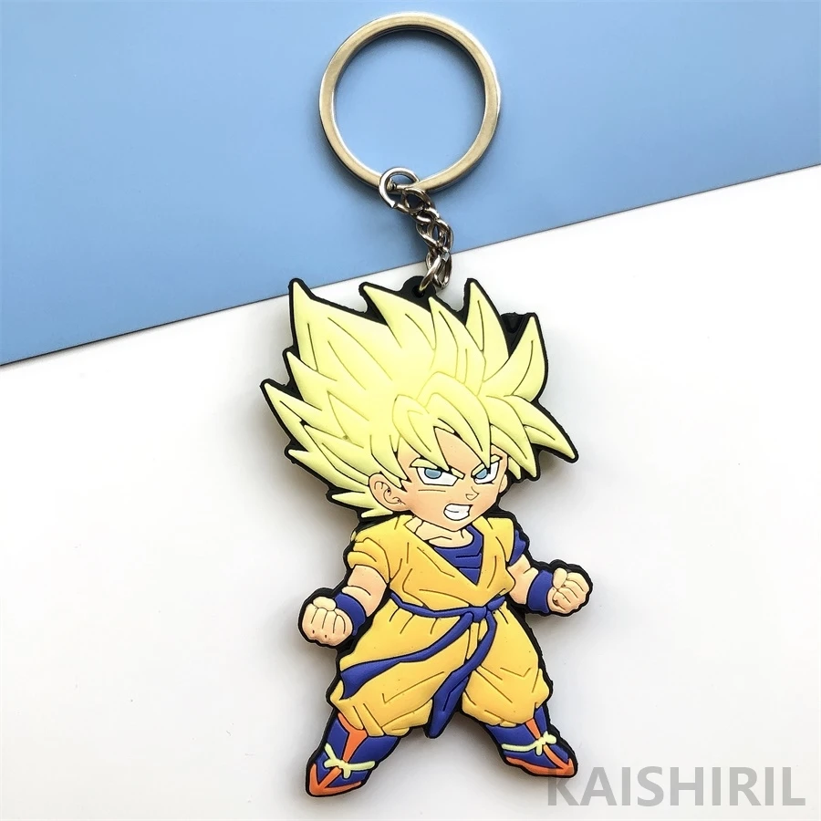 Dragon Ball Z Key Chain figure Super Saiyan Son Gokou Goku Key Chain Car Keyring