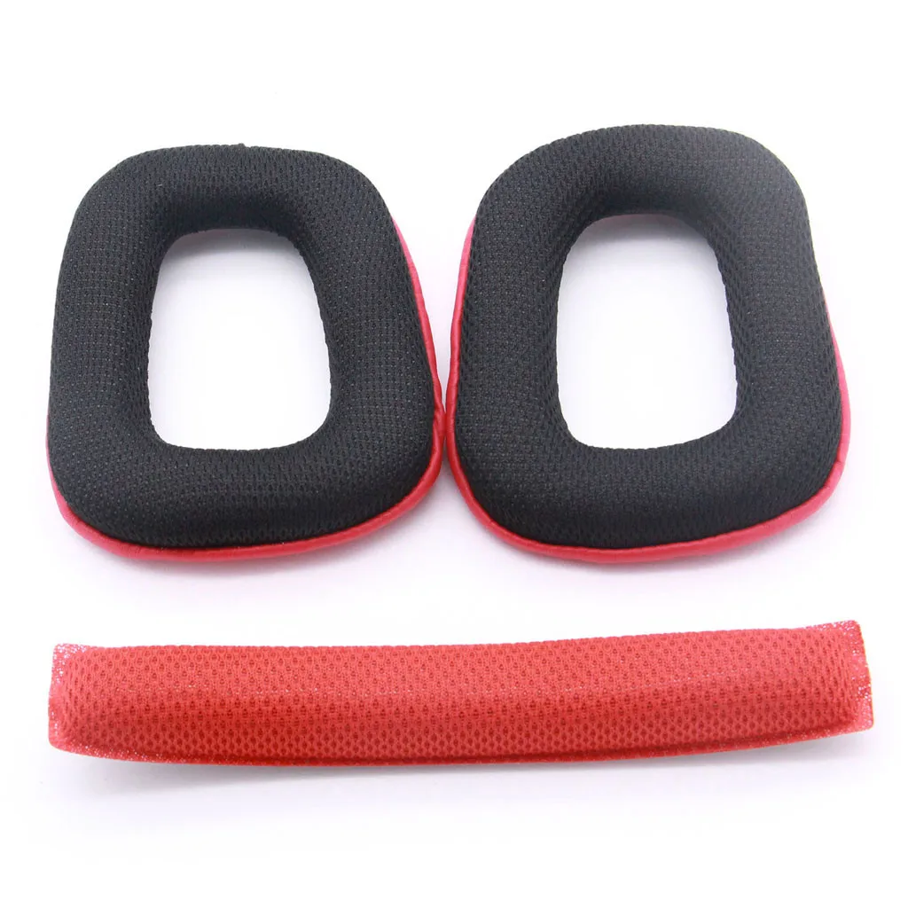 1pair Replacement Earpads For Logitech G930 G430 F450 Headphones Ear Cushions Headsets Ear pads 103#B