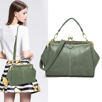 

Girl Vintage Matte Leather Handbags Famous Designer Hasp Crossbody Shoulder Bag Large Causal Totes Messenger Bags bolso mujer