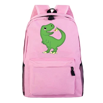 

Dinosaur Drink Coffee Print Backpack Rucksack Girls Teenagers School Bags Travel Bagpack Laptop Bookbag Femme Women's Backpacks