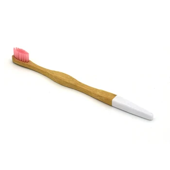 

1138 100% Biodegradable Environmental Charcoal Bamboo Toothbrush 2pcs/pack