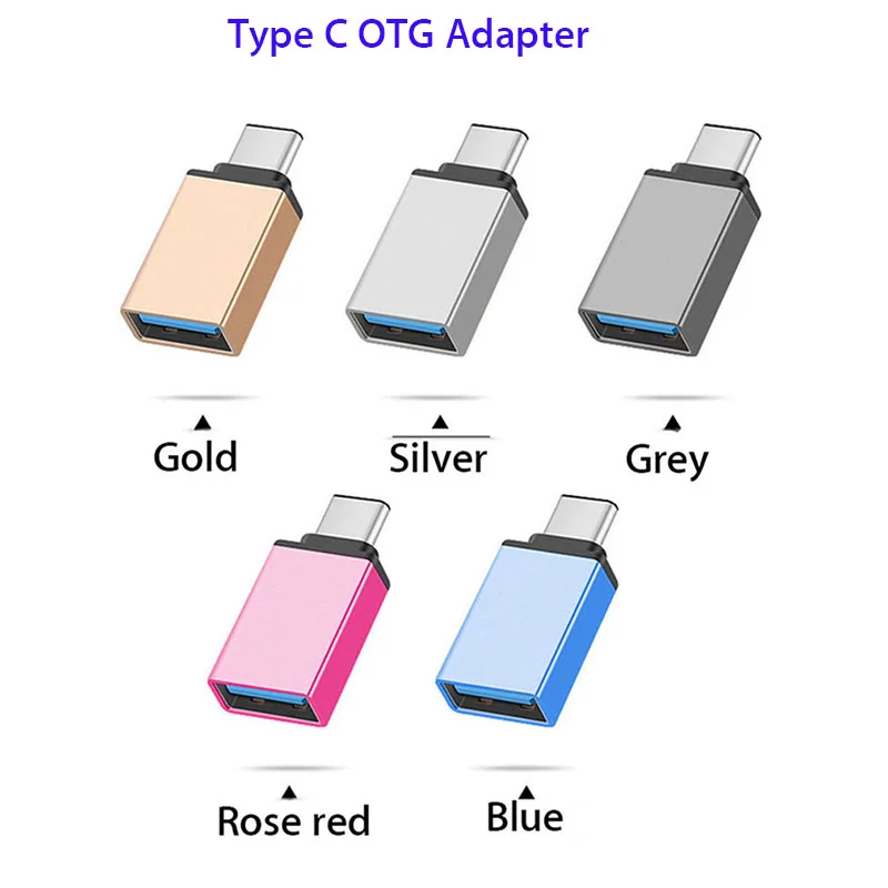 USB Type c OTG адаптер для синхронизации данных конвертер samsung galaxy A50 A60 a70 S10 S9 S8 Black shark 2
