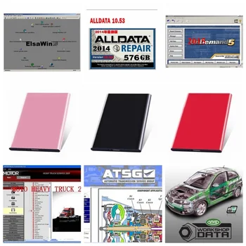 

High quality Alldata Mitchell Software AutoData 3.38+mitchell on demand 2015+All data 10.53+ElsaWin+Vivid+atsg 24 in 1tb HDD usb