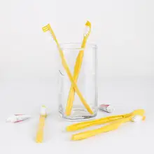 10/5/2/1 наборы Портативный одноразовая зубная щетка с пастой Комплект домашний удобный Пластик путешествия зубы чистыми инструмент AdultTSLM1