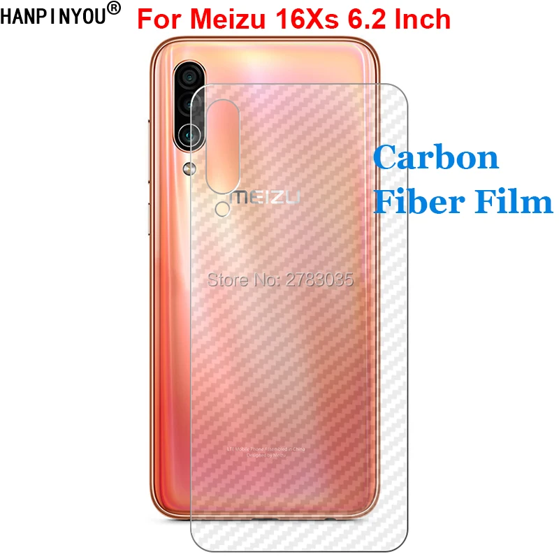 

For Meizu 16Xs 6.2" 3D Anti-fingerprint Carbon Fiber Back Film Matte Screen Protector (Not Tempered Glass)