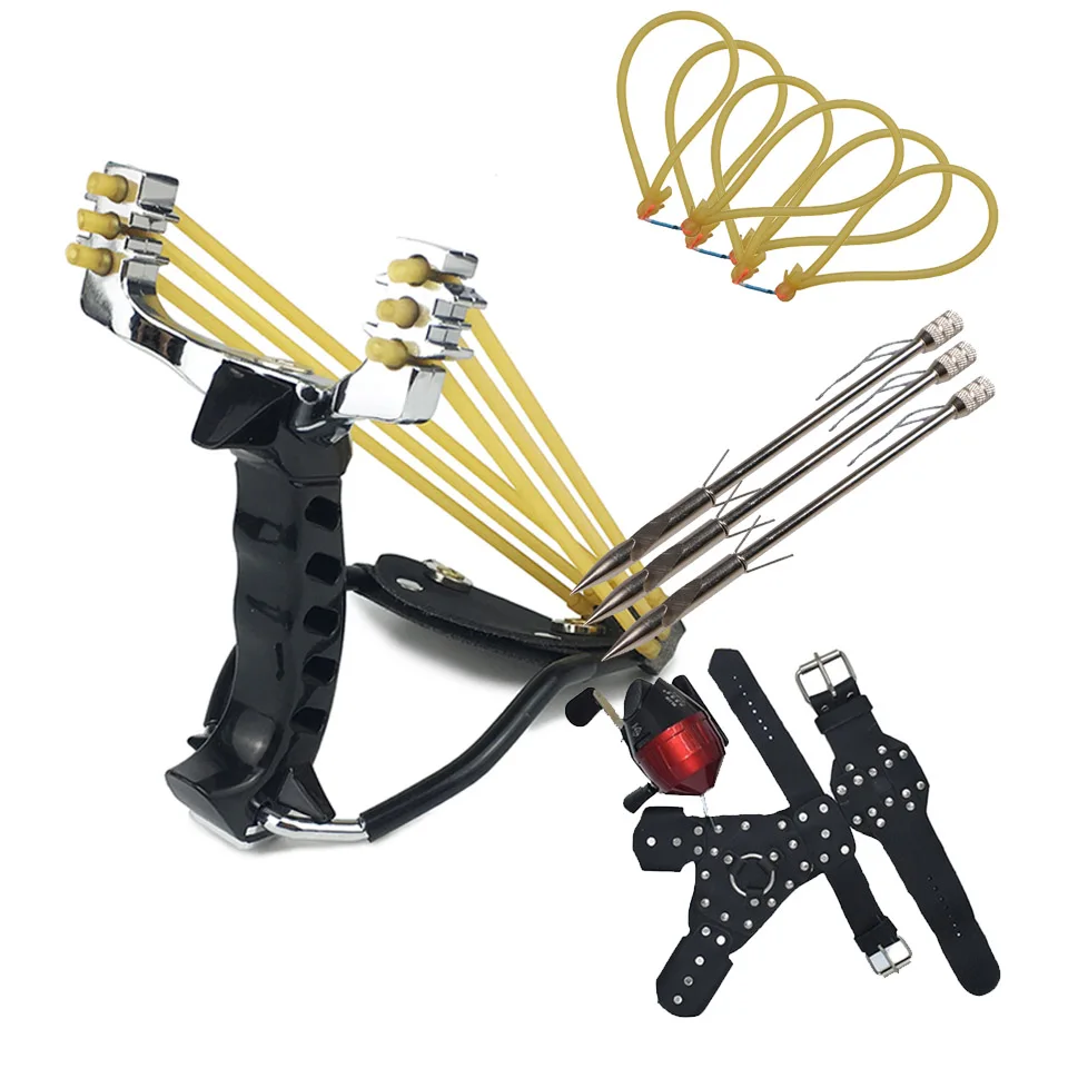 GTMAT Power Long Rod Slingshot Rubber Band Use In Professional Hunting Bow  High Precision Sling Accessory Fish Hunting Shoot