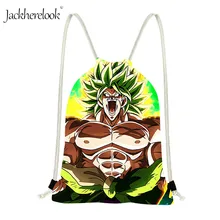 Крутой Жемчуг дракона Z Супер Broly Drawstring сумки для детей мальчиков Аниме Драконий жемчуг зет ультра Instinct рюкзак с Гоку путешествия тренажерный зал обувь упаковка для хранения