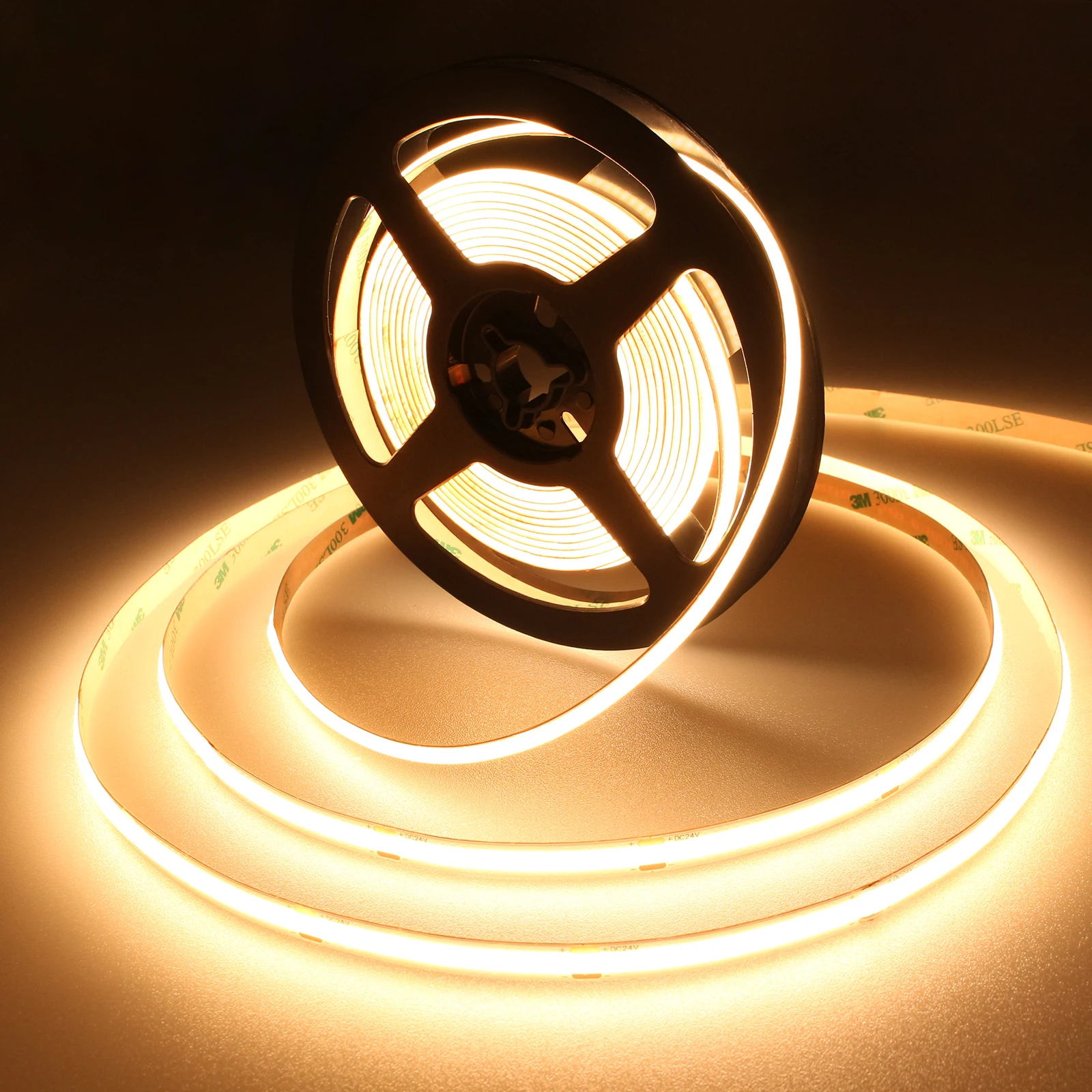 FCOB Led Lights for Bedroo 480leds/M DC24V Flexible Light Strip Warm White Cool Strips | Лампы и освещение