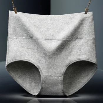 

KL306 Big Size M-3XL Female Lingerie Pure Cotton Breathable Underwear Women High Waist Panties Everyday Briefs Special Selling