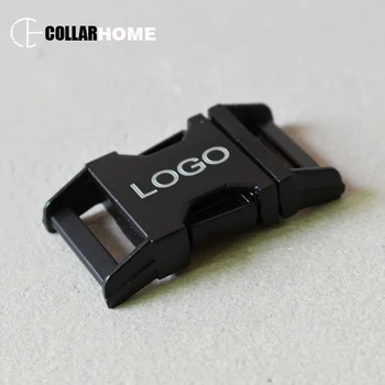 

20pcs Engrave logo ID metal hardware belt buckle 20mm straps DIY paracord bag outdoor products dog collar sewing accessories