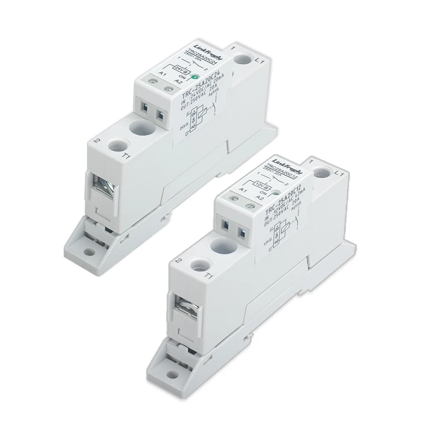 TRC 25A20C24 реле высокой мощности вход на din рейку 24VDC/AC 20mA выход 250VAC 20A