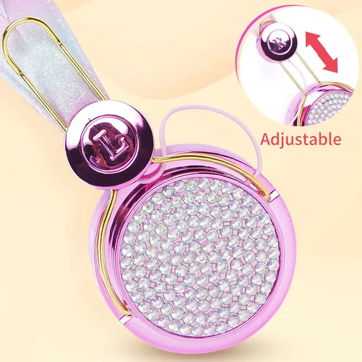 KINCO Cartoon Unicorn Wired Headphone Girls Daughter Music Stereo Earphone Computer Phone Headset Kids Gift Cute Unicorn WithMic