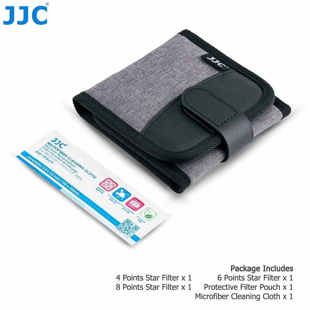 Jjc estrela conjunto de filtro com lente