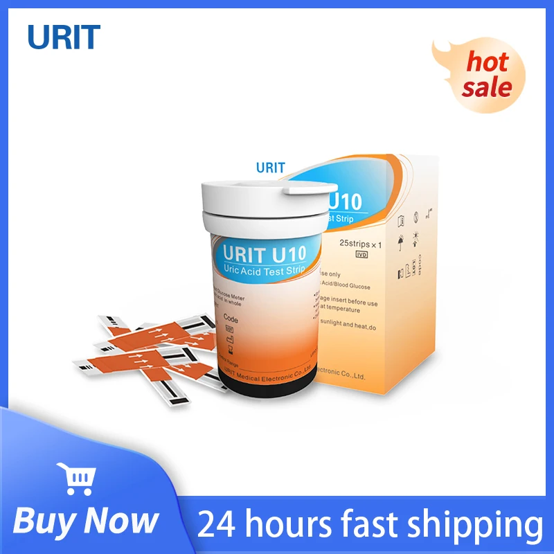 Urit U10 Uric Acid blood Blood Glucose test strips Lancets Alcohol cotton flakes Gout Diabetes Pregnant for glucose meter | Красота и