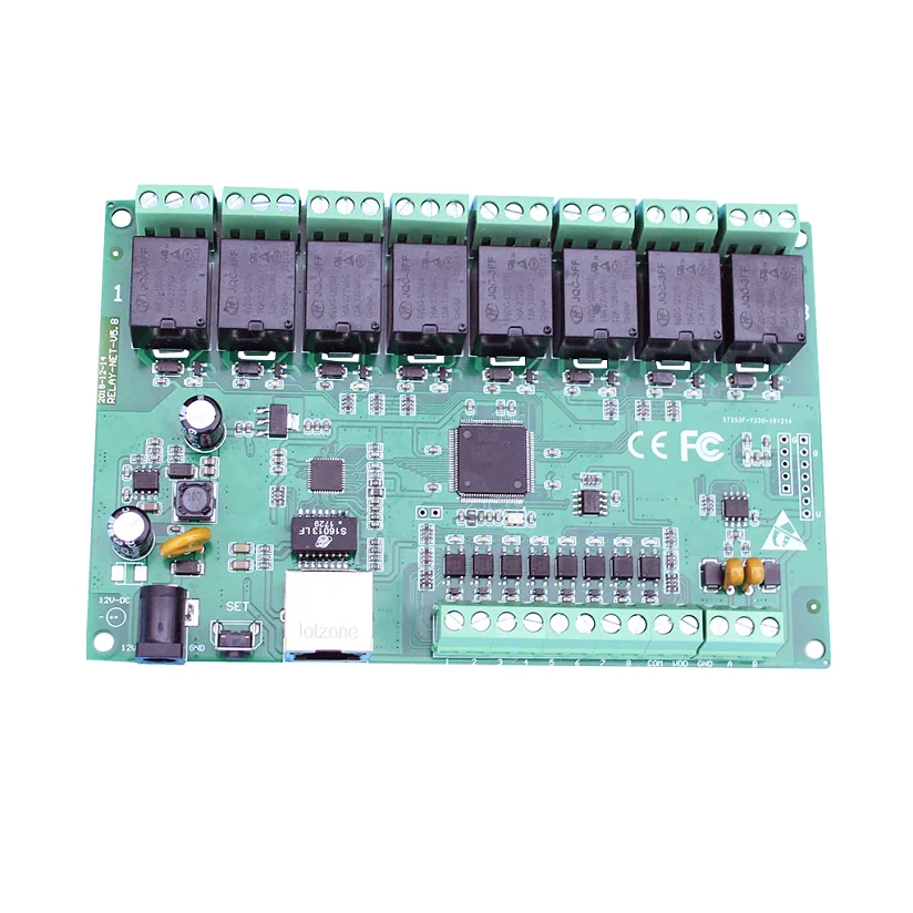 Controlador de relé Ethernet 8 en 8 out, red WEB RS485 Modbus TCP MQTT ...