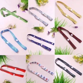 

1pc Baby Stroller Accessories Teether Pacifier Bottle Anti-lost Chain Strap Holder Belt Colorful Pacifier Clip For Stroller