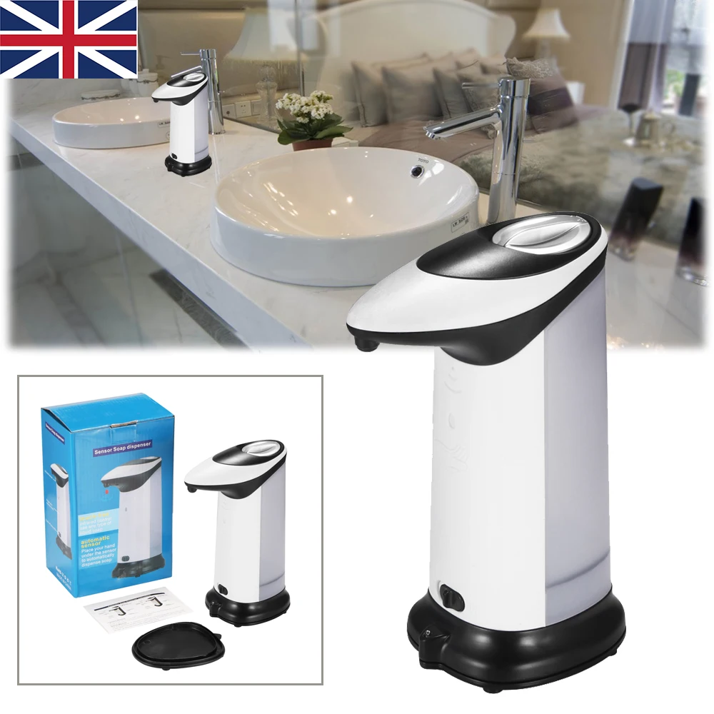 

420Ml Automatic Non-Contact Soap Dispenser Hands-Free Motion Activated Infrared Sensor ABS For Kitchen Bathroom