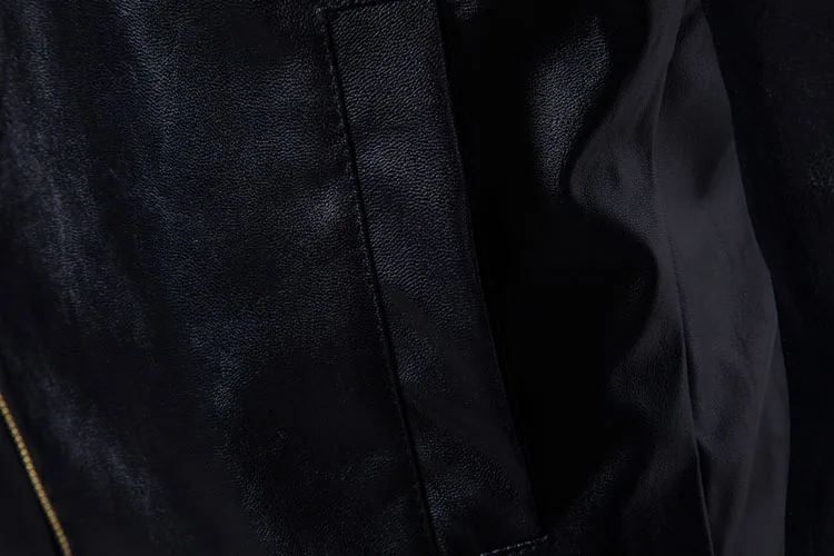 AliExpress осень и зима стиль мужчины Стенд воротник вышитые кожаные пальто Мужская куртка рекрут агенты