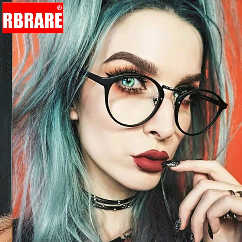 RBRARE круглые очки оправа женские очки винтажные очки оправа для мужчин Armacao очки De Grau Para Mulher