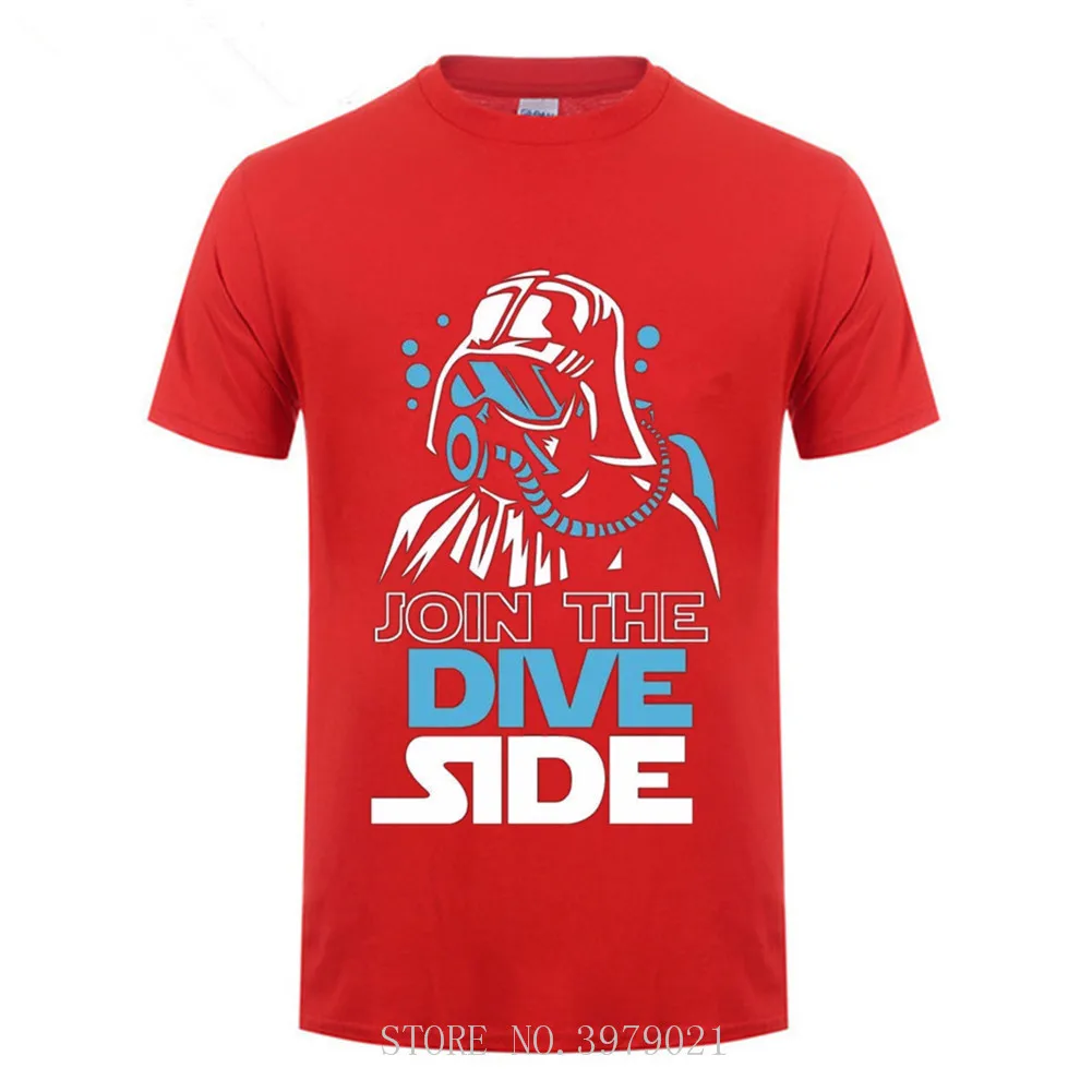 Присоединиться к DIVE темно Подводные Футболка с принтом спортивный костюм для