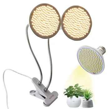 

Full Spectrum sunlight vegs cultivo Phyto Lamp 200 LED plant Grow light Flower home growbox indoor Clip Fitolamp phytolamp