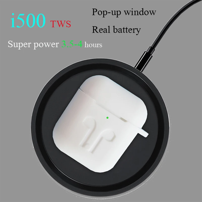 

New 2019 i500 TWS 2 generation copy 1:1 Bluetooth headset wireless headset real power headset 5D Super Bass pk i20 i60 i80 i100
