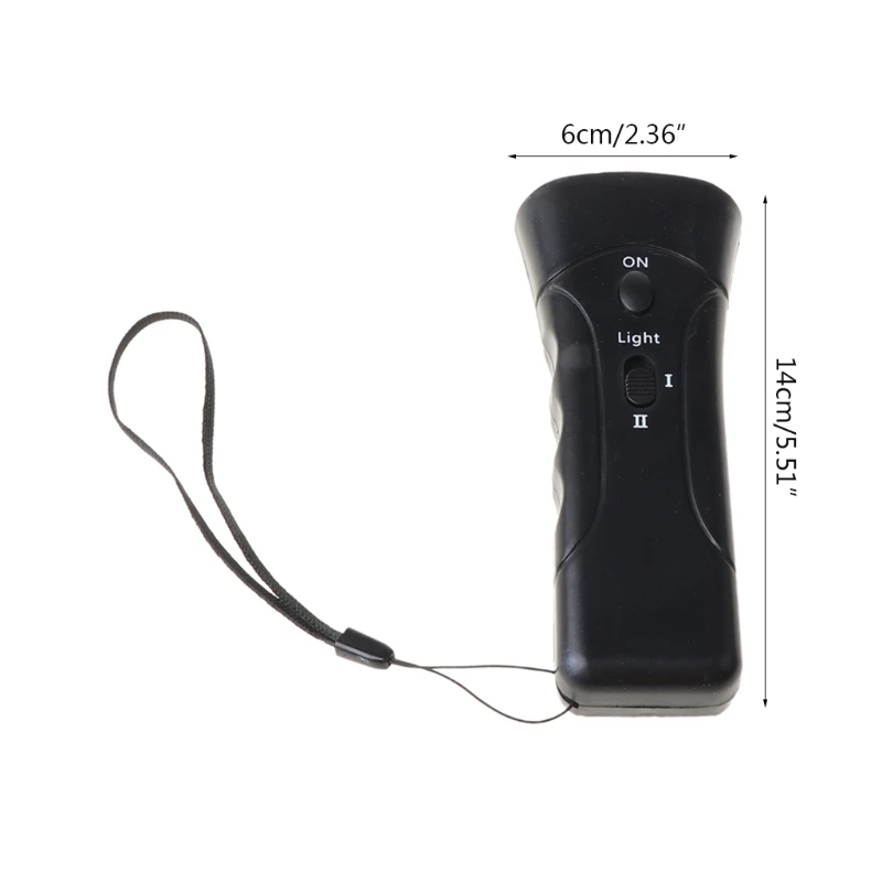 LED Ultrasonic Dog Training Repeller Anti-barking Trumpet Control Device