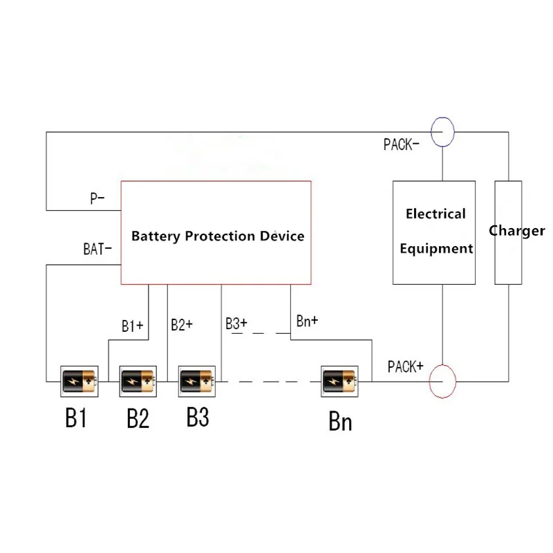 Bateria de Lítio Placa de Proteção 8 9 10 15a Lto Bms 2.4 v Lítio Titanato Multi-corda Equilibrada 4s 5s 6 s 7 - Image 5