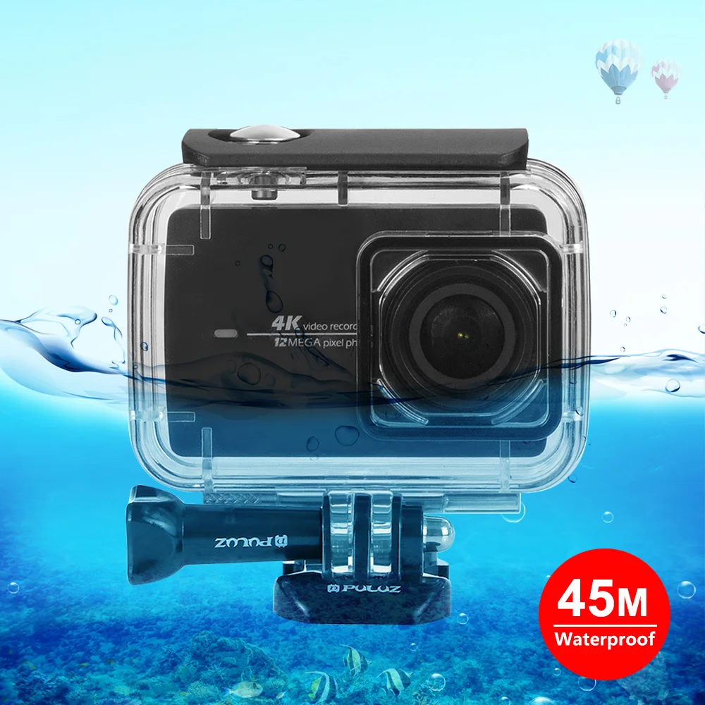 PULUZ 45 м водонепроницаемый корпус для подводного дайвинга чехол Xiaomi Xiaoyi II 4K