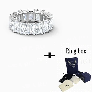 

SWA 2020 New Fashion And Popular Vittore Wide Ring, Simple And Generous Jewelry To Give Romantic Couple Anniversary Gift