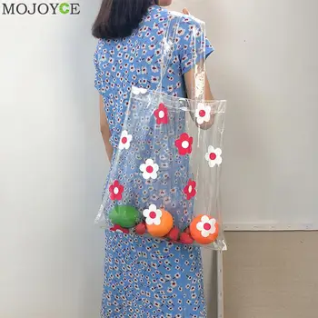 

Classic Texture Reusable PVC Large Capacity Shopping Tote Bag Delicate Creative Design Chic Portable Storage Beach Handbag